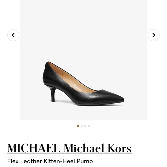 MICHAEL Michael Kors Shoes - Michael Kors flex leather kitten heels